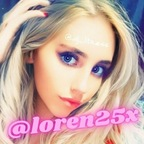 Loziesparks (loren25x) Leak OnlyFans 

 profile picture